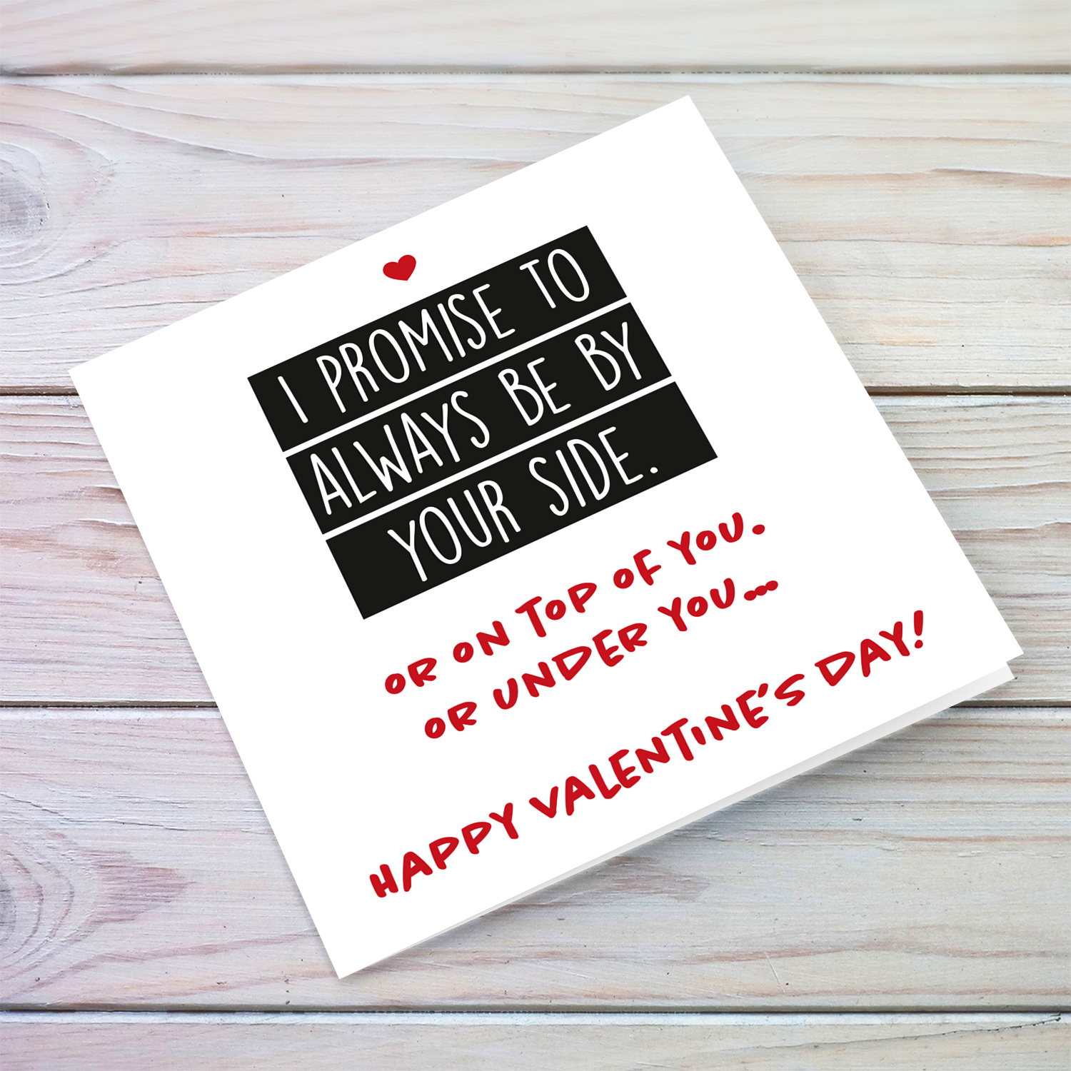 Funny Valentine's Day card for partner / wife / husband / boyfriend / girlfriend in English